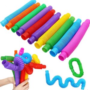 Kit 12 Popit Tube Tubo Fidget Tube Toys Folding Sifao+brinde Brinquedo - Envio Rapido