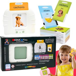 Card Kids Cartões de Aprendizagem Brinquedo Educativo Flash Cards Cartinha Educativas Inglês Crianças Aprender Falar Pré Escola Autismo