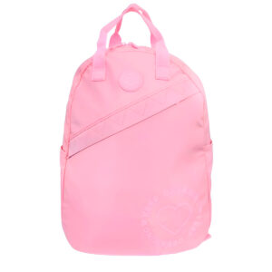 Mochila Escolar Juvenil de Costas Coloridas Passeio Rosa